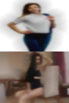 Woman looking sexual pleasure