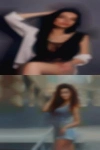 Woman looking quick hook spots